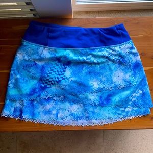 Ivivva Tennis Skirt size 12 unique design!
